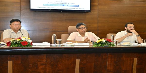 Minister Pijush distributed assistive devices to the disabled