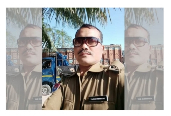 File photo: The body of a police officer.