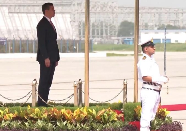 Paraguay President Santiago Pena Palacios arrived in Delhi