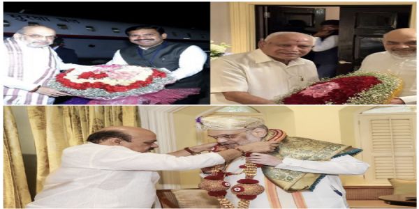 Amit Shah instructs Karnataka BJP leaders to move forward with unity