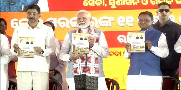PM Modi unveils multiple development projects worth over Rs 18,600 crore in Bhubaneswar