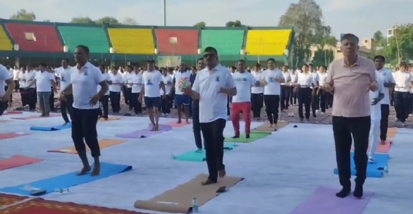 Uttar Pradesh Assembly Speaker Satish Mahana on International Yoga Day