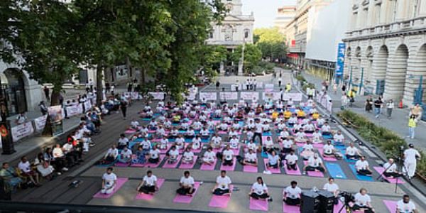 King Charles Praises Yoga’s Power To Heal At London Yoga Day Event