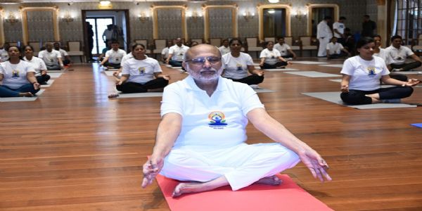 Chancellor intends to introduce Yoga in all  universities