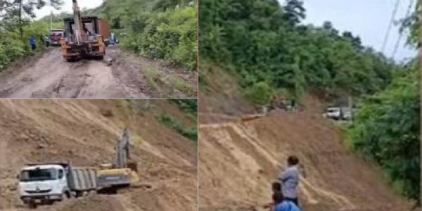 Landslides block Assam-Manipur NH-37, traffic suspended for 8 hours