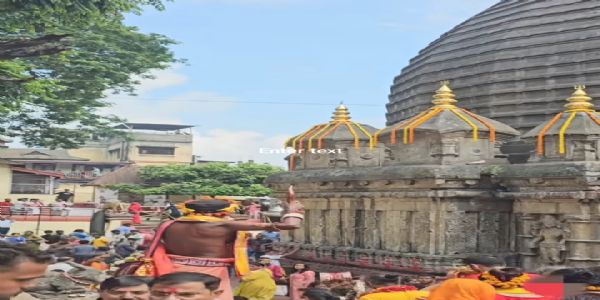 Massive footfall of devotees at Kamakhya Dham during Ambubachi Mela