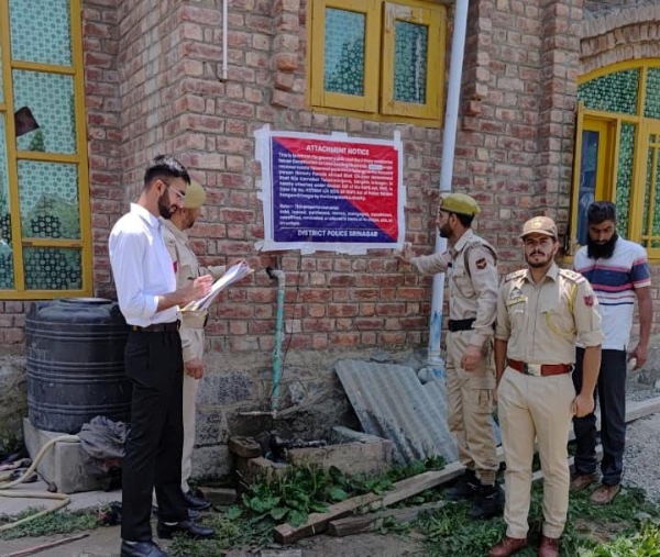 J&K Police Attaches Property Worth ₹1 Crore Under NDPS Act