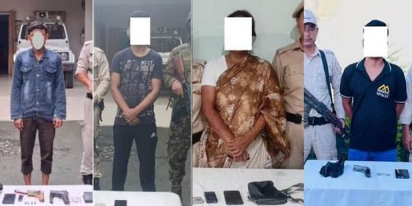 Security Sweep in Manipur: Police Nab Four outfit and One Arms Dealer in two Ops