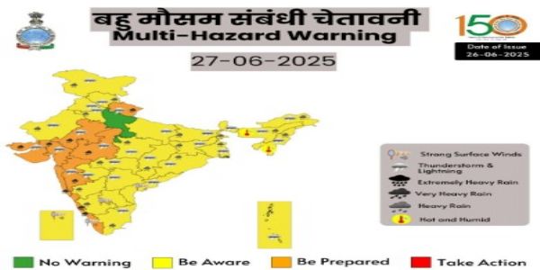 Heavy rain forecasted nationwide over next week