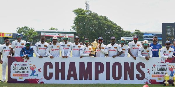 Sri Lanka wins by an innings and 78 runs against Bangladesh, clinching series 1-0