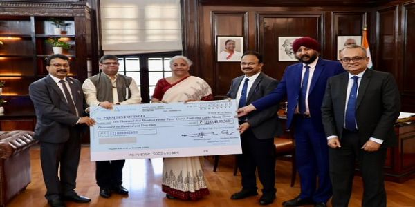 Canara Bank pays ₹2,283.41 crores dividend to Centre