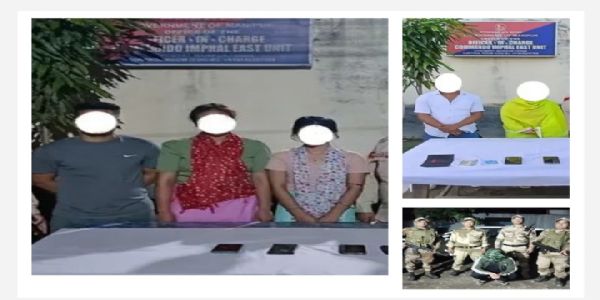 Six KCP (PWG) rebels Arrested in Separate Operations Across Manipur
