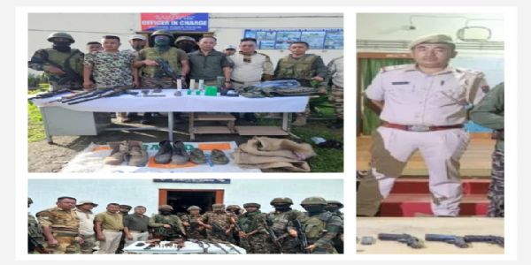 Arms, Ammunition Recovered in Ongoing Security Operations Across Manipur