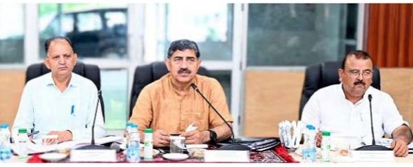 MP Jugal Kishore chairs DISHA meeting at Samba