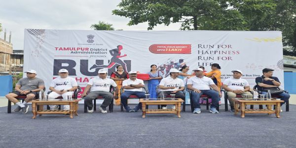 Successful conclusion of marathon race in Tamulpur
