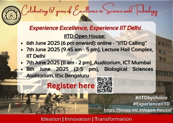 Information Bulletin of IIT Delhi Open House