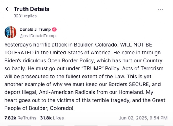 Source- Truth Social