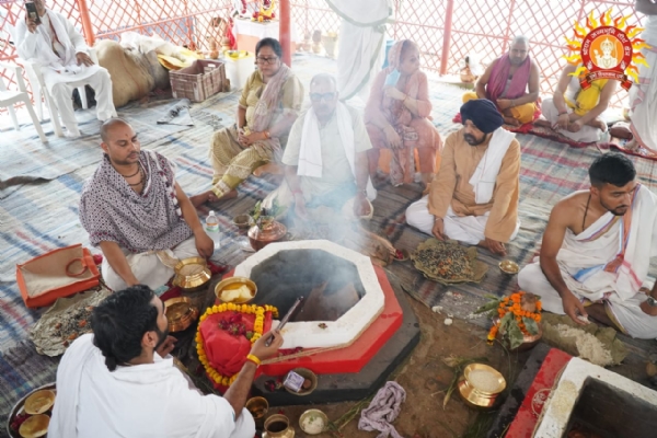 Second day of the Prana Pratishtha ceremony at Shri Ram Janmabhoomi
