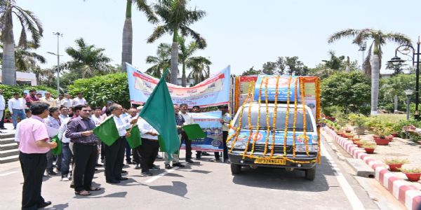 GM North Central Railway flagged off Mobile Video Van for safety awareness on Int’l Rly Level Crossing Awareness Day