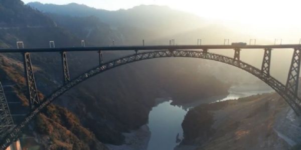 Ashwini Vaishnaw shares mesmerising video of Chenab Railway Bridge