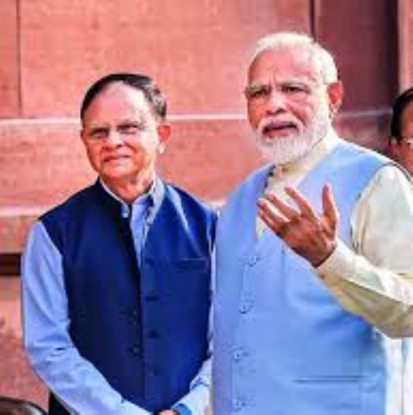 PM Narendra Modi and  Dr P K Mishra