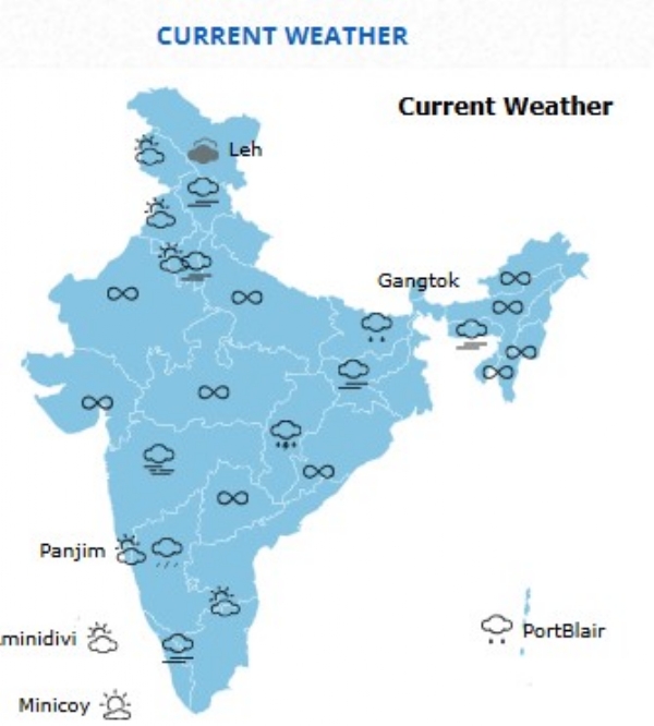 IMD forecasts heavy rain, strong winds, and lightning across the country in five days.