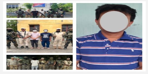 Five rebels arrested in Manipur as security forces intensify anti-insurgency drive