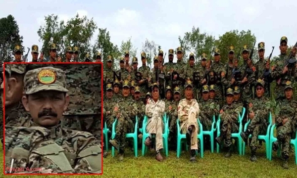 उल्फा-स्वा के शिविर का सांकेतिक चित्र।