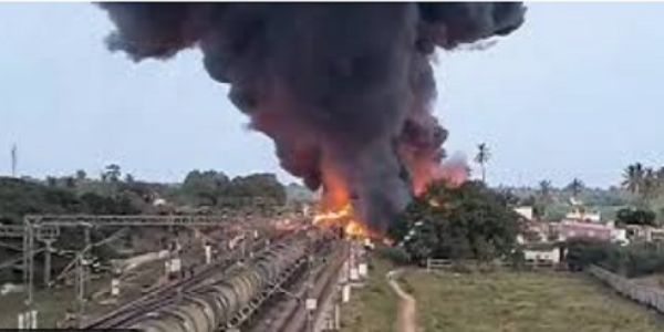 Train Movement Restored After Diesel Train Fire Near Tiruvallur, Southern Railway