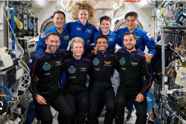 The crew members of the Axiom 4 mission include Indian astronaut Shumbhashu Shukla and other members.