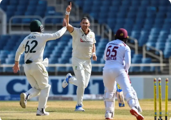 Australia won the match by 176 runs and claimed the series 3-0.