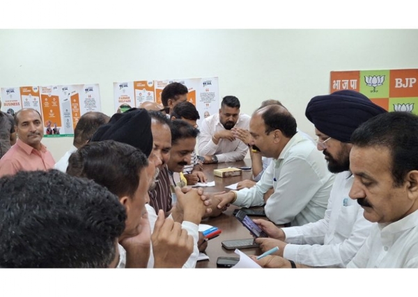 BJP MLAs hold public darbar, listen grievances