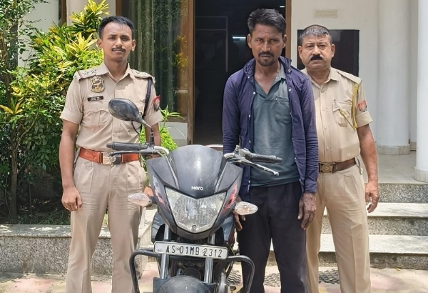 Image of the arrested thief.
