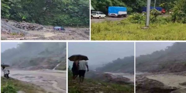 Lepa Rada district cut off from Lower Siang due to incessant rainfall in Arunachal