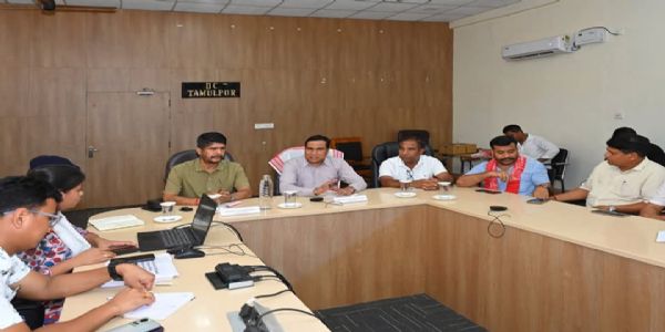Guardian Minister Jayant Malla Baruah holds review meeting in Tamulpur