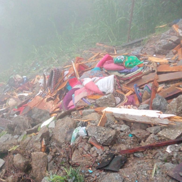 Heavy rains cause disaster in Himachal Pradesh.