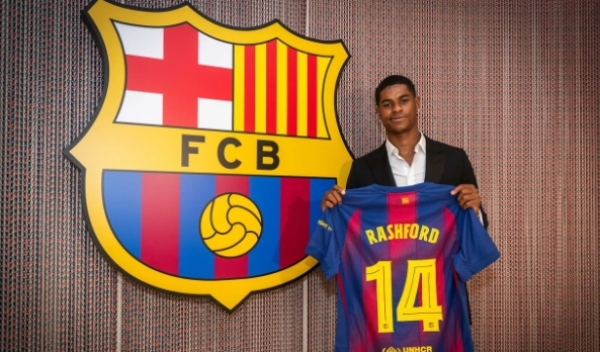Barcelona has signed a loan deal with Marcus Rashford