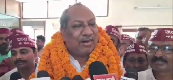 Fisheries Minister and Nishad Party President Dr Sanjay Nishad