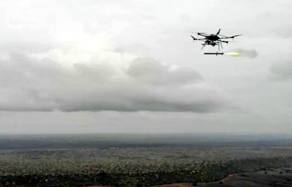 DRDO successfully tested the UAV-launched precision guided missile in Andhra Pradesh.