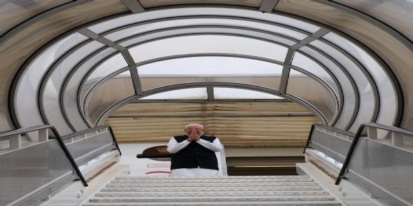PM Modi emplanes for second leg of his tour 