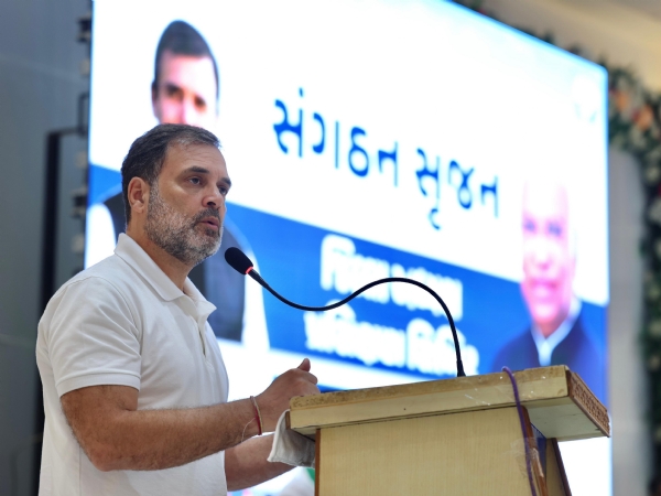 Rahul Gandhi inaugurated the training camp for newly appointed district Congress presidents in Anand.
