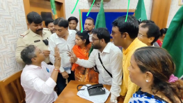 Picture from deputation programme of BJP