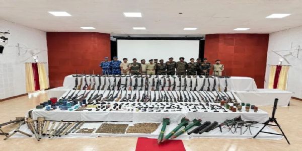 Massive Arms Haul in Manipur Hills as Joint Forces Seize 155 Weapons, 1652 Rounds