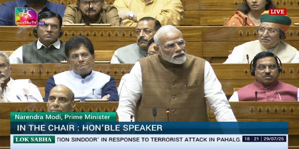 (Update)No global leader urged India to halt operation, says PM Modi in Lok Sabha