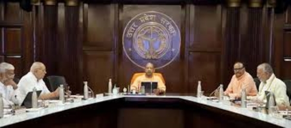 cabinet meeting presided over by Uttar Pradesh Chief Minister Yogi Adityanath