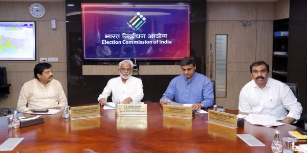 Election Commission meets with YSRC delegation amid ongoing discussions among political parties