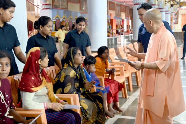 Yogi Adityanath met about 200 people