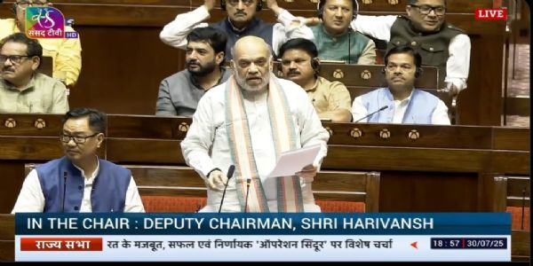 Amit Shah addresses Rajya Sabha on India’s strong anti-terrorism measures via Operation Sindoor