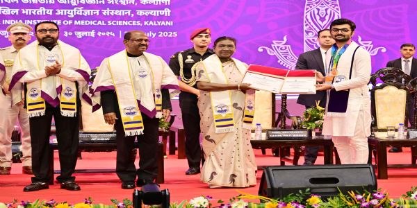 President Murmu Urges AIIMS Kalyani Graduates to Emulate Dr. B.C. Roy’s Legacy