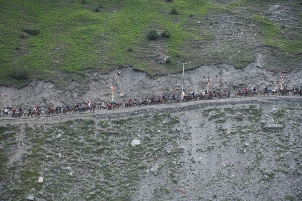 2nd Batch Of Devotees Depart From Pahalgam, Lauds Arrangements
